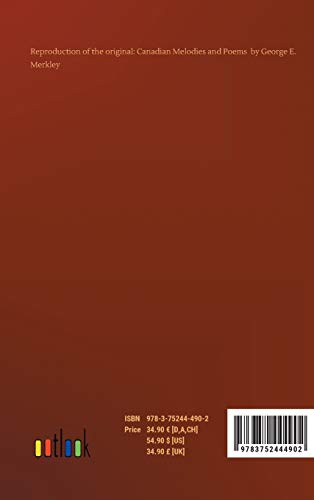 Canadian Melodies and Poems