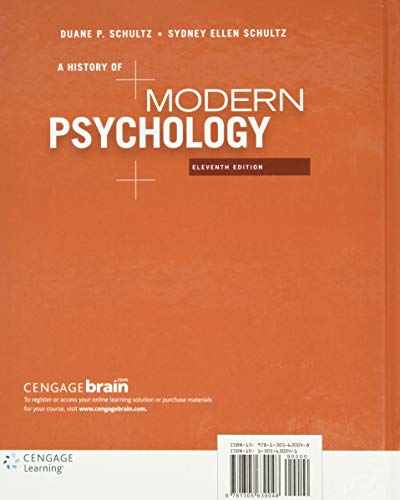 A History of Modern Psychology (MindTap Course List)