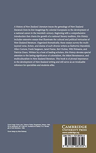 A History of New Zealand Literature