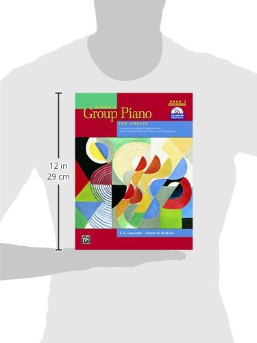 Alfred's Group Piano for Adults Student Book 1 (Second Edition): An Innovative Method Enhanced With Audio and Midi Files for Practice and Performance (Alfred's Group Piano for Adults)