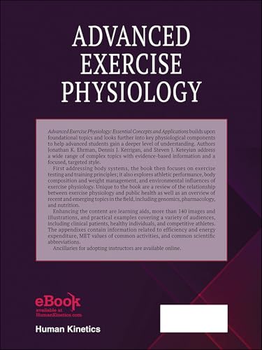 Advanced Exercise Physiology: Essential Concepts and Applications