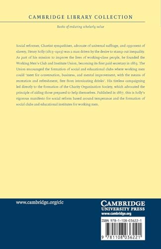 Working Men's Social Clubs and Educational Institutes (Cambridge Library Collection - British and Irish History, 19th Century)