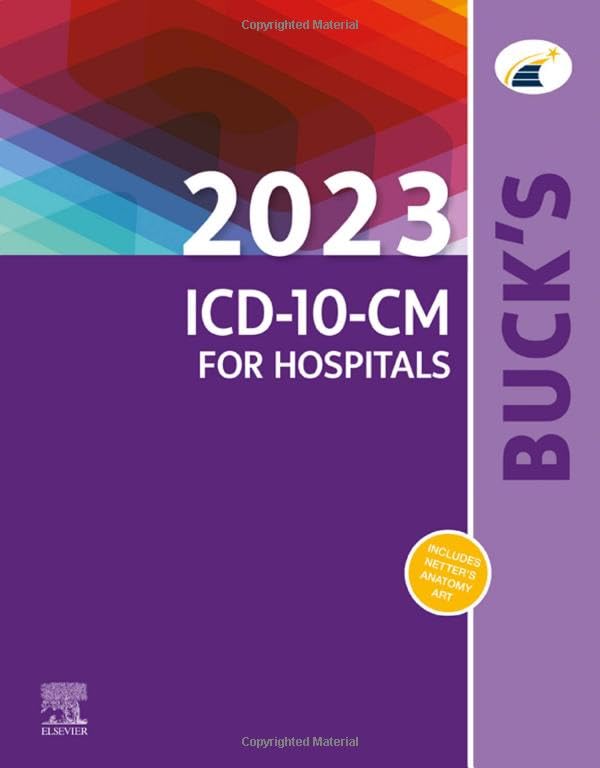 Buck's 2023 ICD-10-CM for Hospitals (Buck's ICD-10-CM Professional for Hospitals)