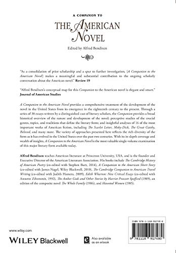 A Companion to the American Novel (Blackwell Companions to Literature and Culture)