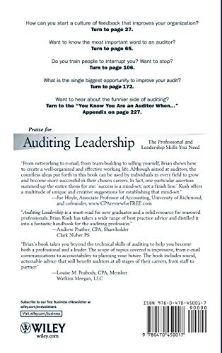 Auditing Leadership: The Professional and Leadership Skills You Need
