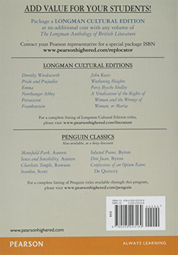 Anthology of British Literature, ( Volume 2 SET - A, B and C)