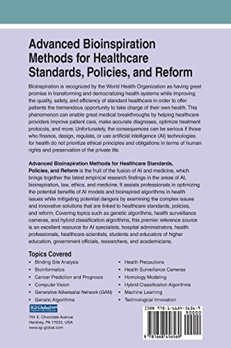 Advanced Bioinspiration Methods for Healthcare Standards, Policies, and Reform