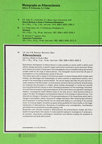 Atherosclerosis: Cattle As a Model for Study in Man (MONOGRAPHS ON ATHEROSCLEROSIS)