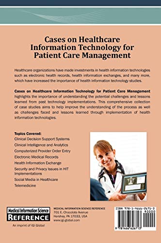 Cases on Healthcare Information Technology for Patient Care Management