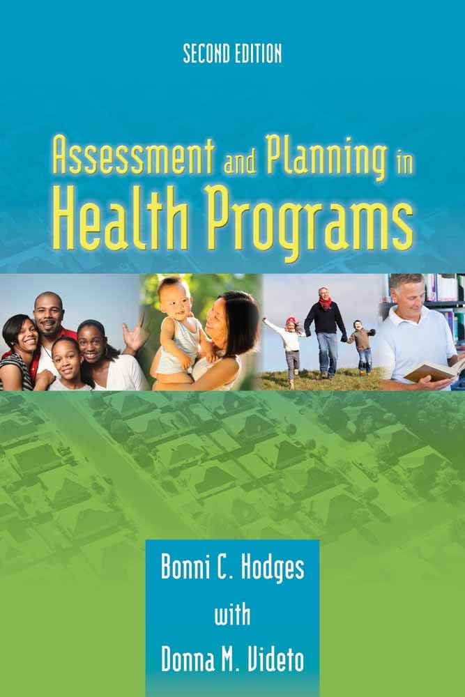 Assessment and Planning in Health Programs: .