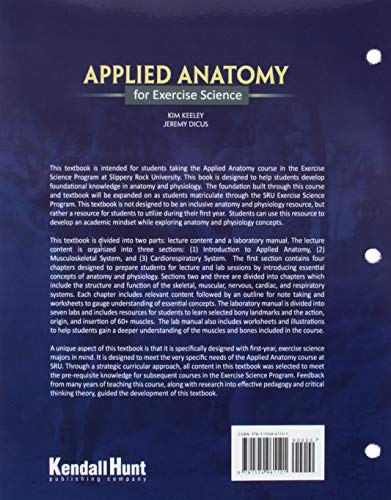 Applied Anatomy for Exercise Science