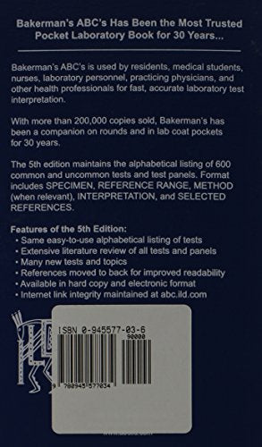 Bakerman's ABC's of Interpretive Laboratory Data