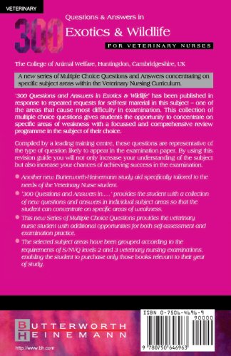 300 Questions and Answers in Exotics and Wildlife for Veterinary Nurses