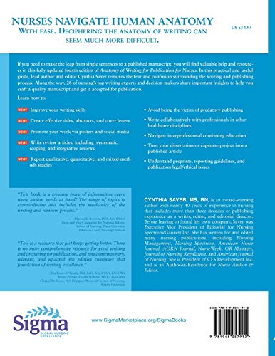 Anatomy of Writing for Publication for Nurses, Fourth Edition