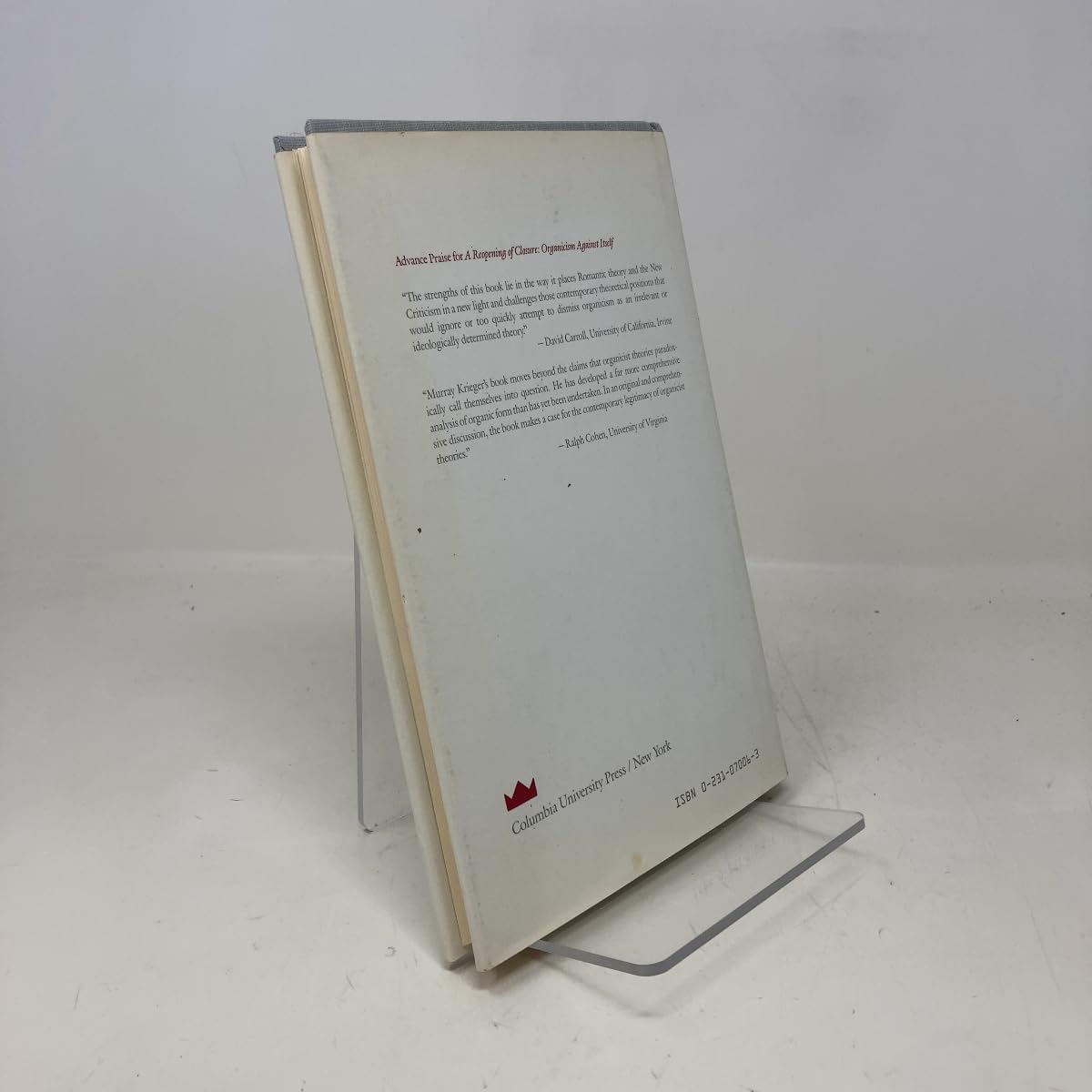 A Reopening of Closure