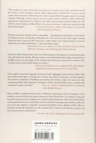 Burdens of War: Creating the United States Veterans Health System (Reconfiguring American Political History)