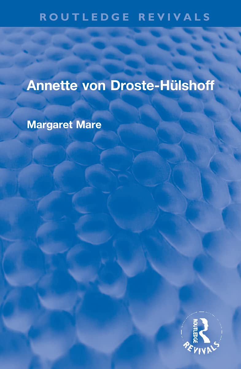 Annette von Droste-Hülshoff (Routledge Revivals)