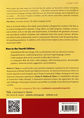 An Introduction to Spanish for Health Care Workers: Communication and Culture, Fourth Edition (Yale Language Series) (English and Spanish Edition)