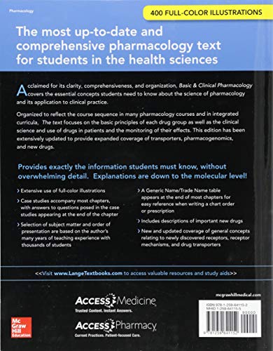 Basic and Clinical Pharmacology 14th Edition