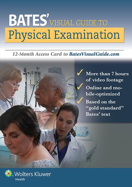Bates' Visual Guide to Physical Examination: 12-Month Access Card to BatesVisualGuide.com