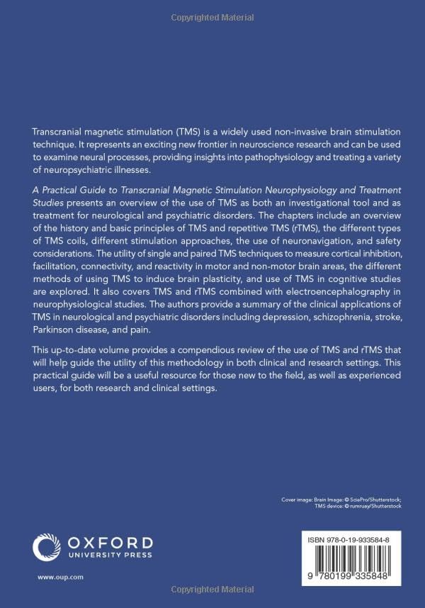 A PRACTICAL GUIDE TO TRANSCRANIAL MAGNETIC STIMULATION NEUROPHYSIOLOGY