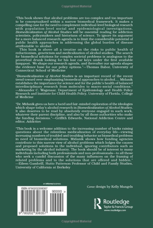 Biomedicalization of Alcohol Studies