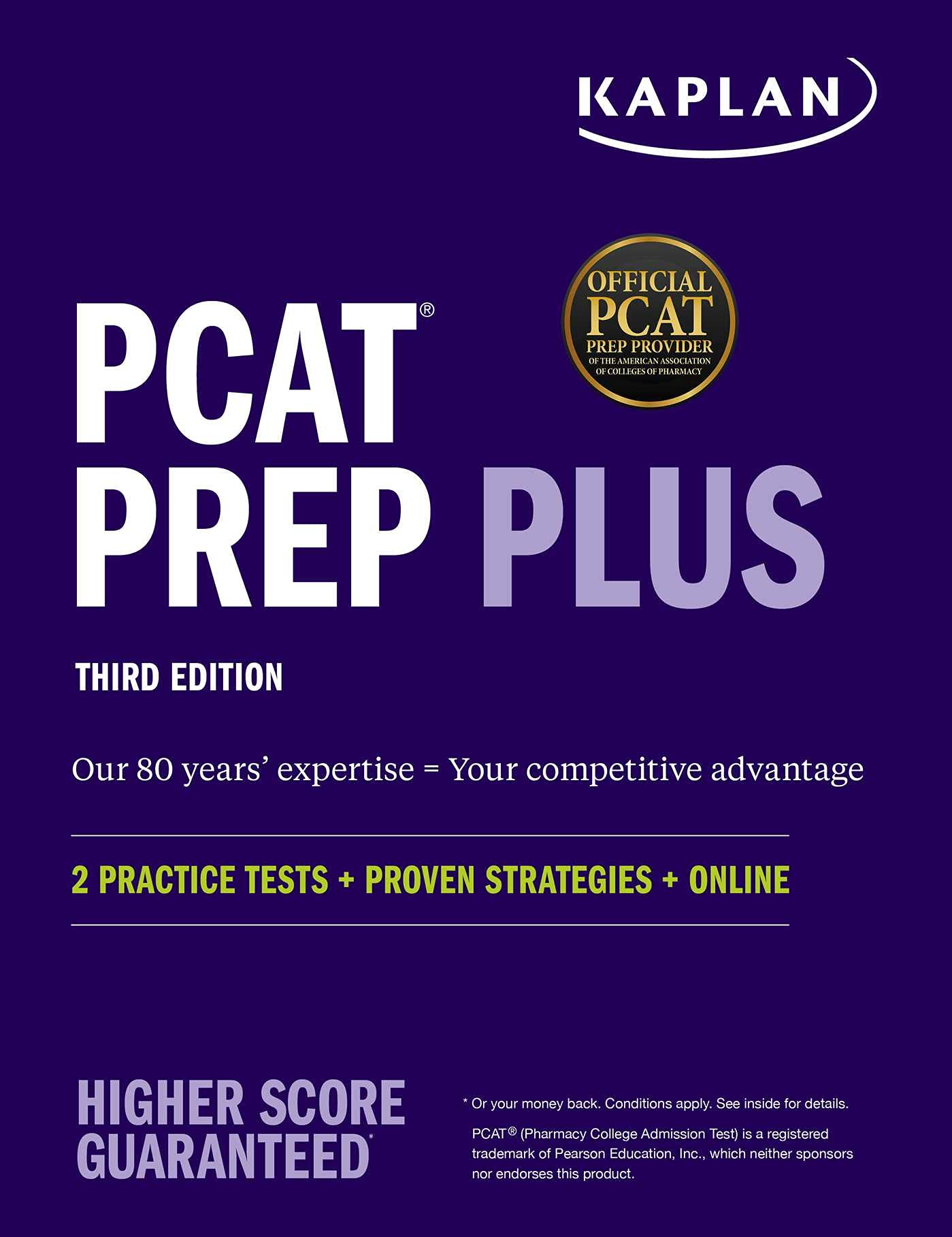 PCAT Prep Plus: 2 Practice Tests + Proven Strategies + Online (Kaplan Test Prep)
