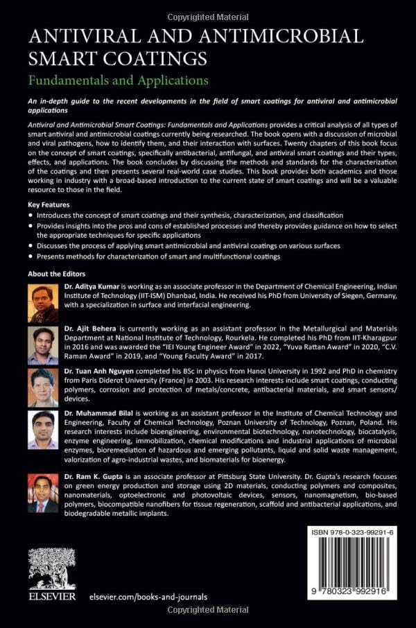 Antiviral and Antimicrobial Smart Coatings: Fundamentals and Applications