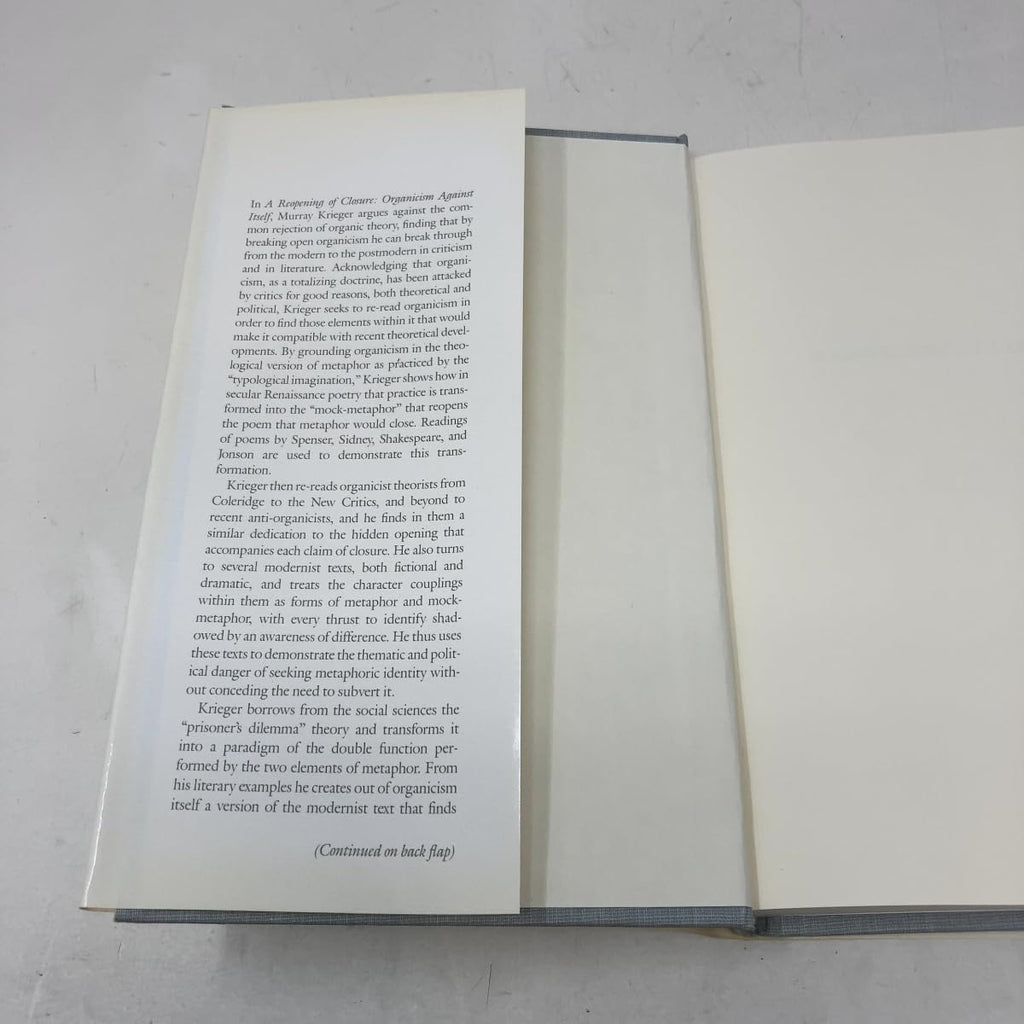 A Reopening of Closure