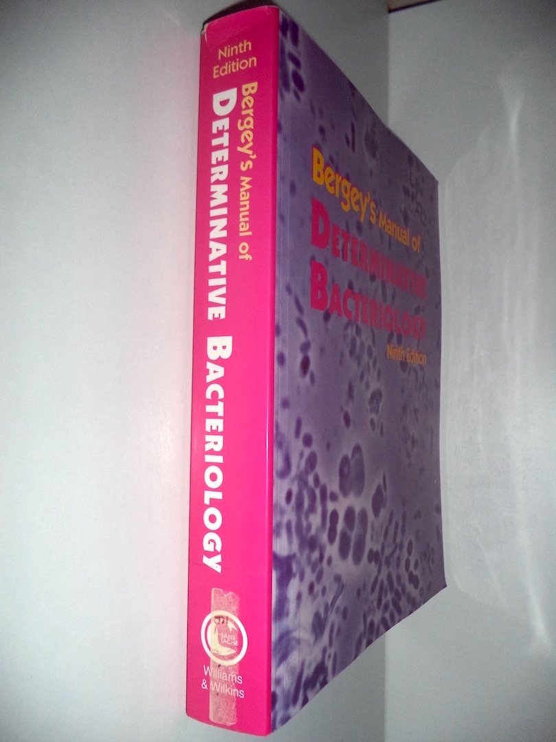Bergey's Manual of Determinative Bacteriology