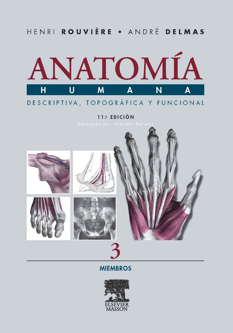 Anatomía Humana Descriptiva, topográfica y funcional. Tomo 3. Miembros (Spanish Edition)