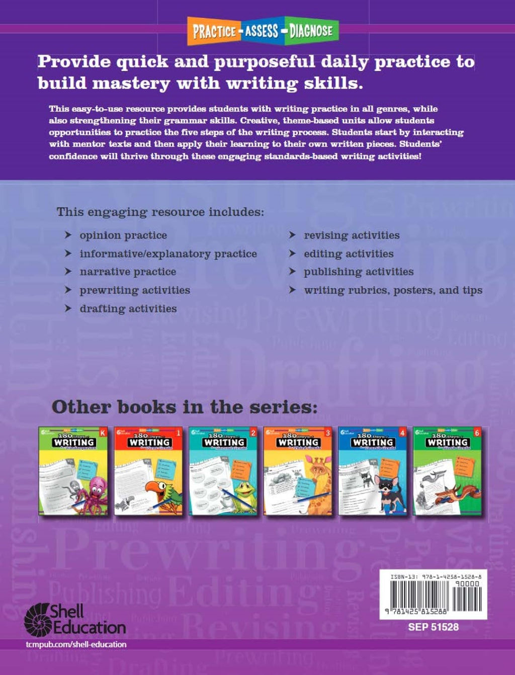 180 Days™: Includes Reading 2nd Edition, Writing, and Math for 5th Grade Practice Workbook for Classroom and Home, Cool and Fun Practice Created by Teachers
