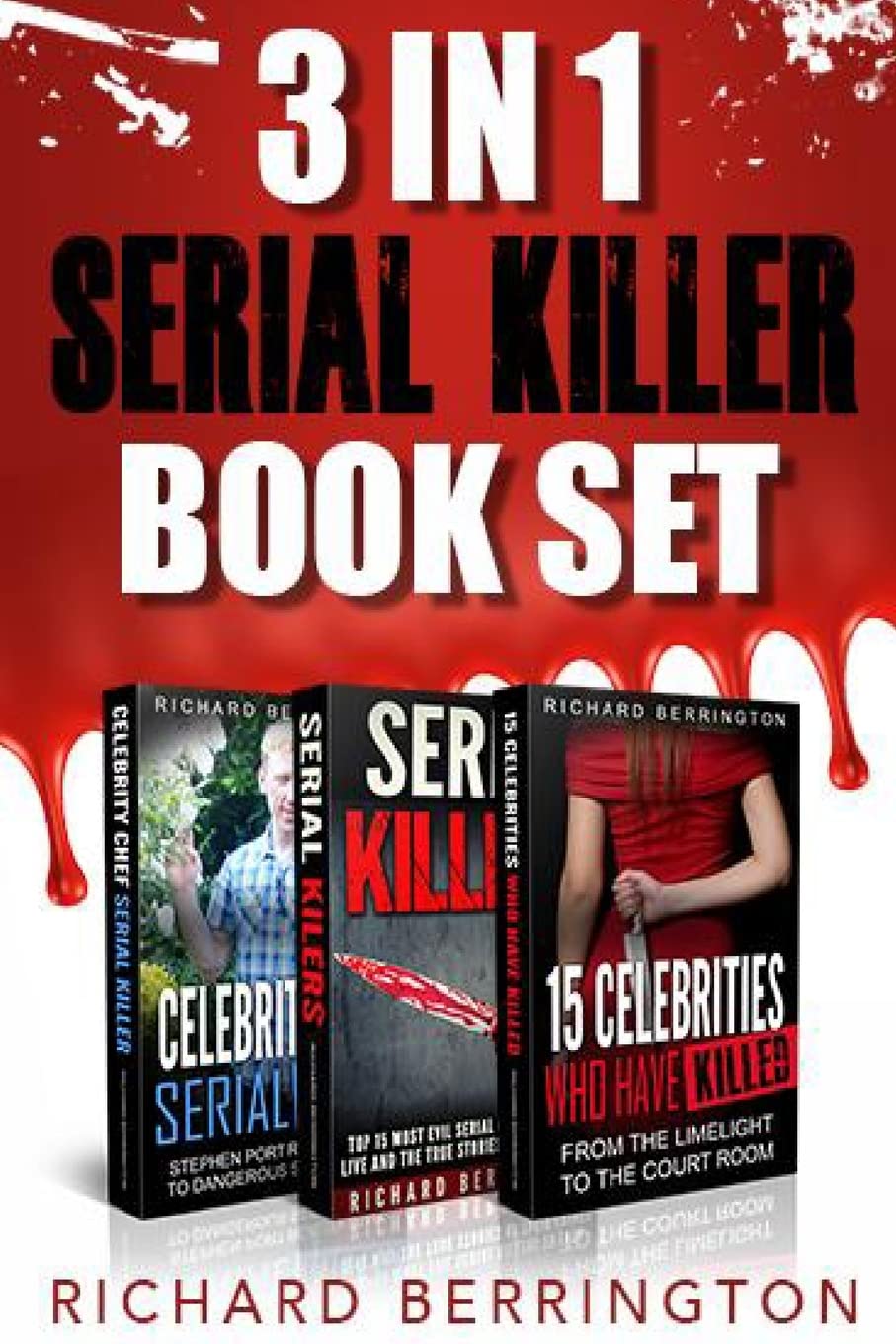 3 in 1 Serial Killer Book Set :15 Celebrities Who Have Killed / Celebrity Chef Ser