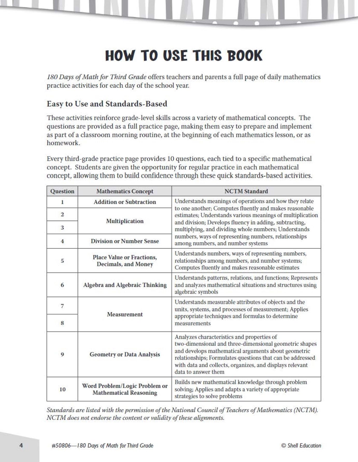 180 Days™: Includes Reading, Writing, and Math for 3rd Grade Practice Workbook for Classroom and Home, Cool and Fun Practice Created by Teachers