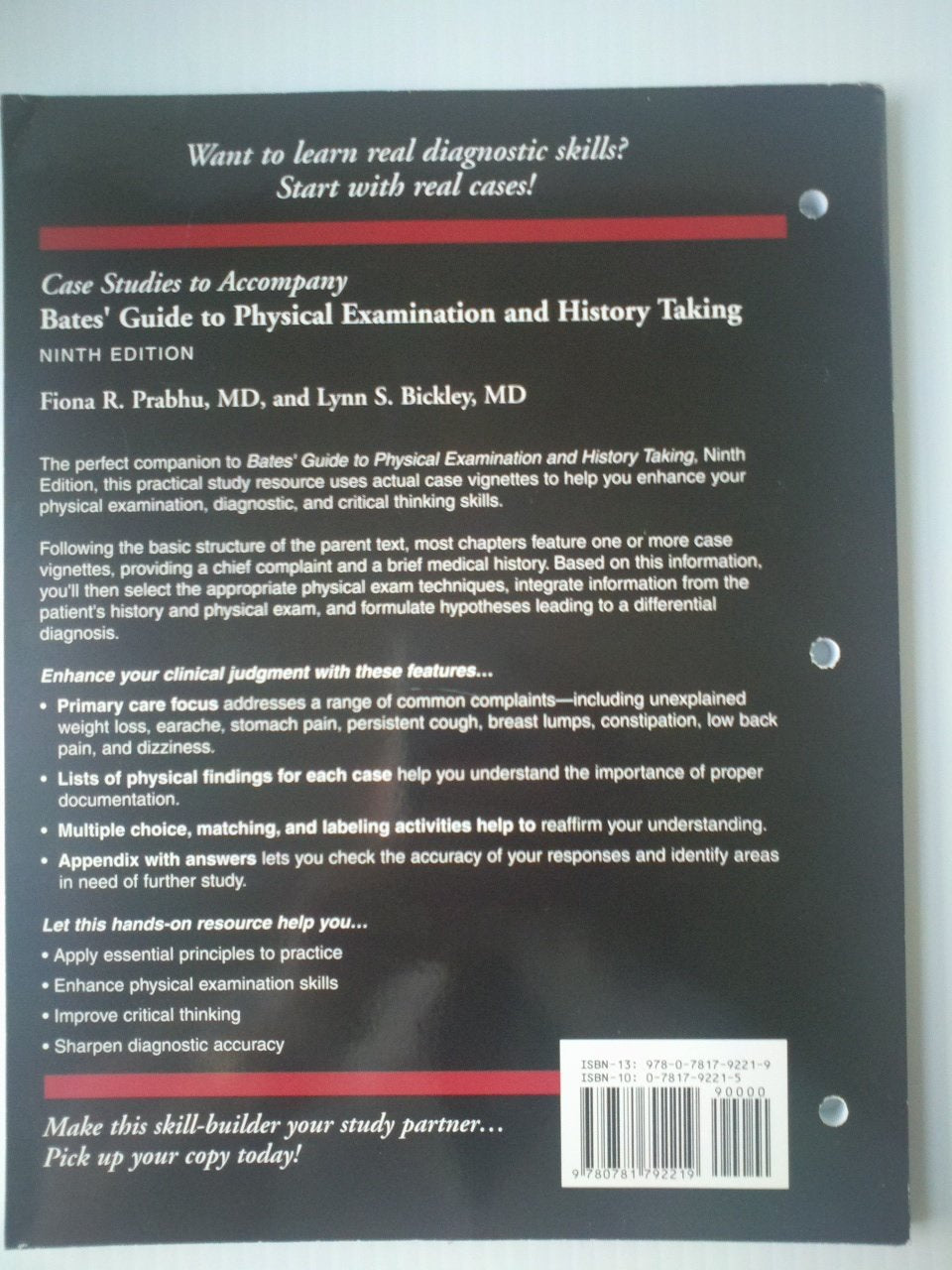 Case Studies to Accompany Bates' Guide to Physical Examination and History Taking
