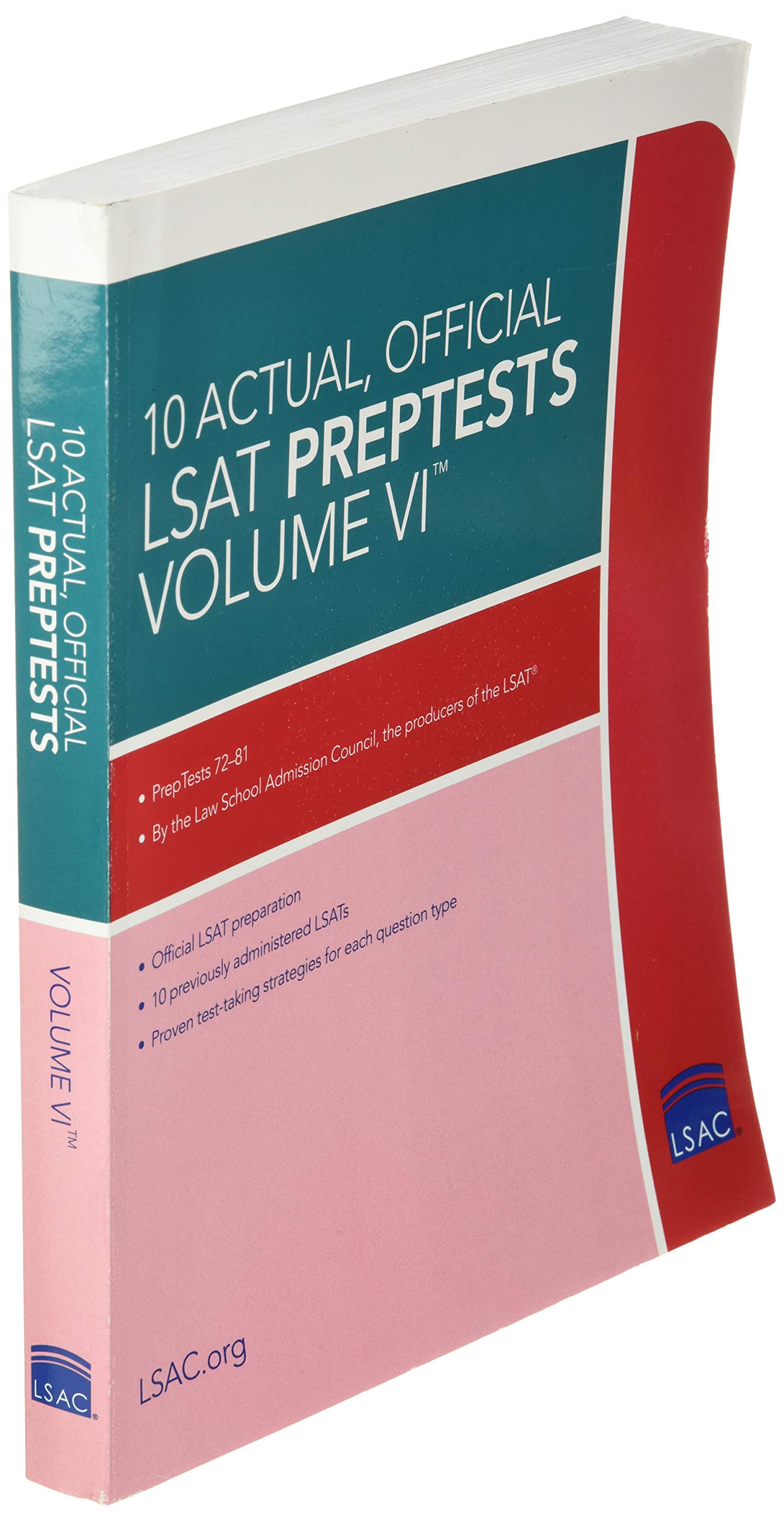 10 Actual, Official LSAT Preptests (6) (Lsat Series)