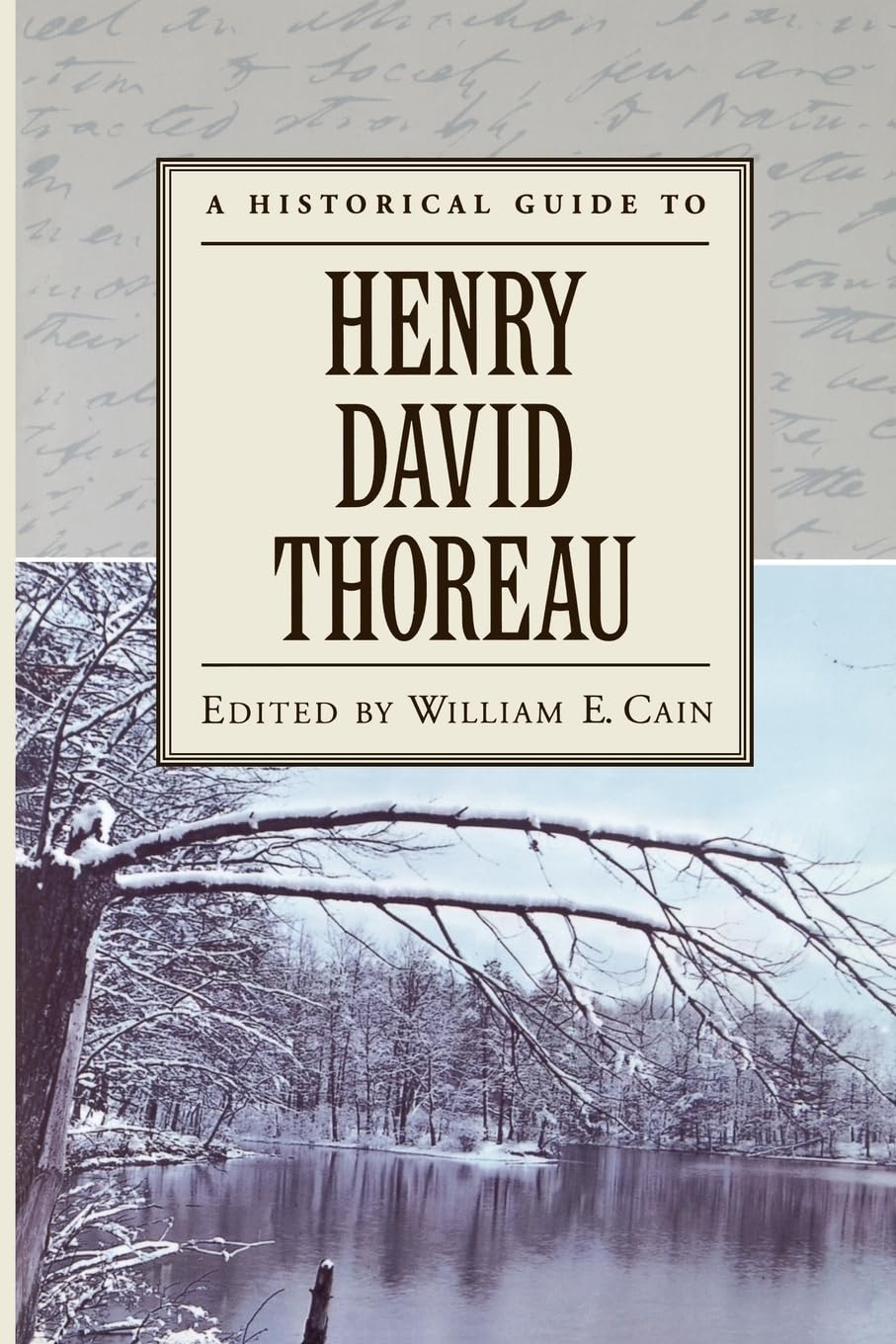 A Historical Guide to Henry David Thoreau (Historical Guides to American Authors)