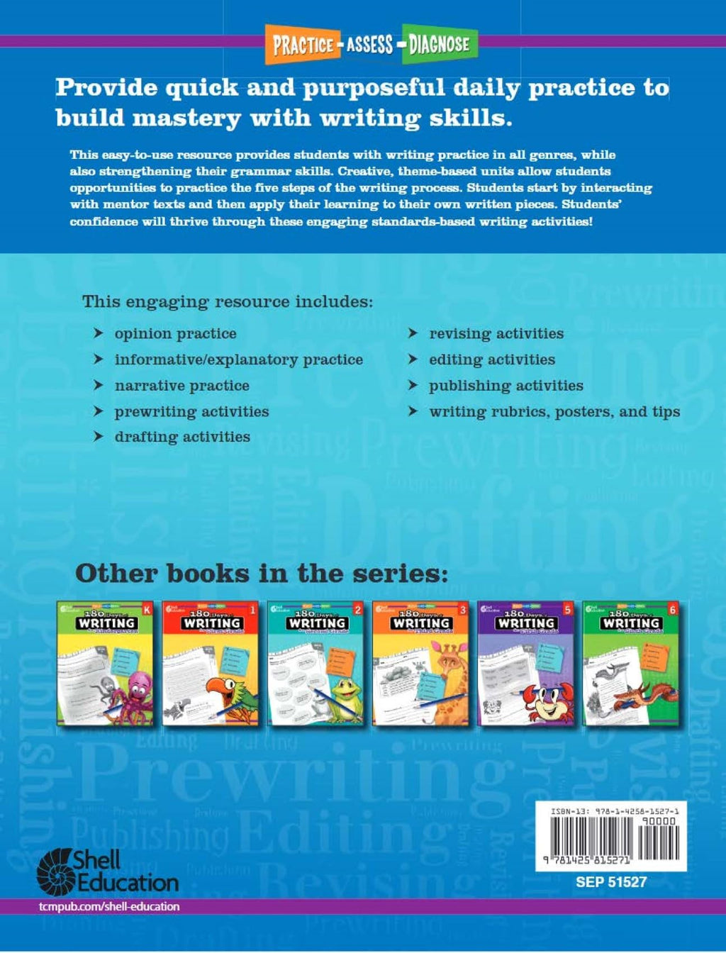 180 Days™: Includes Reading 2nd Edition, Writing, and Math for 4th Grade Practice Workbook for Classroom and Home, Cool and Fun Practice Created by Teachers