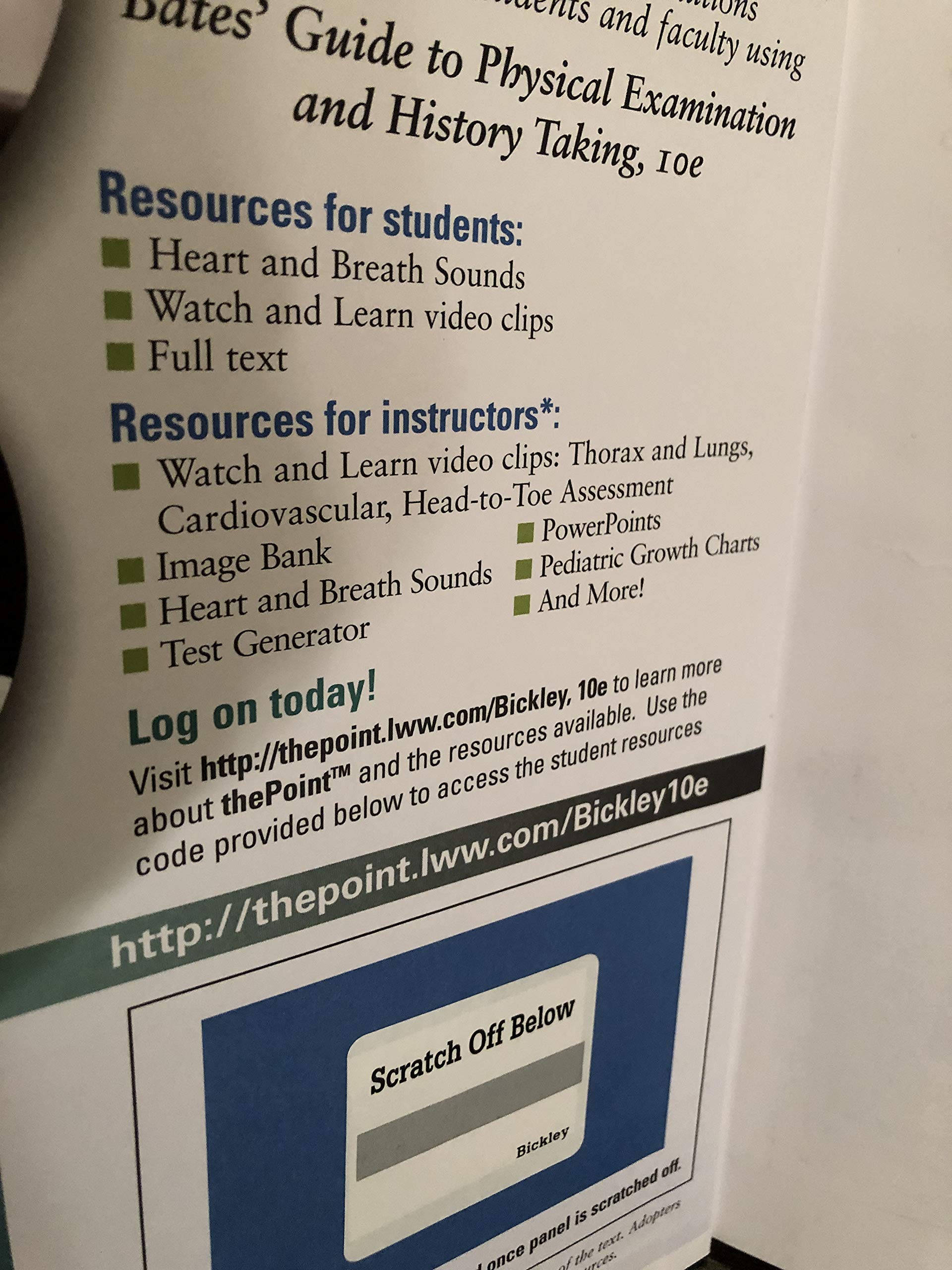 Bates' Guide to Physical Examination and History Taking, 10th Edition