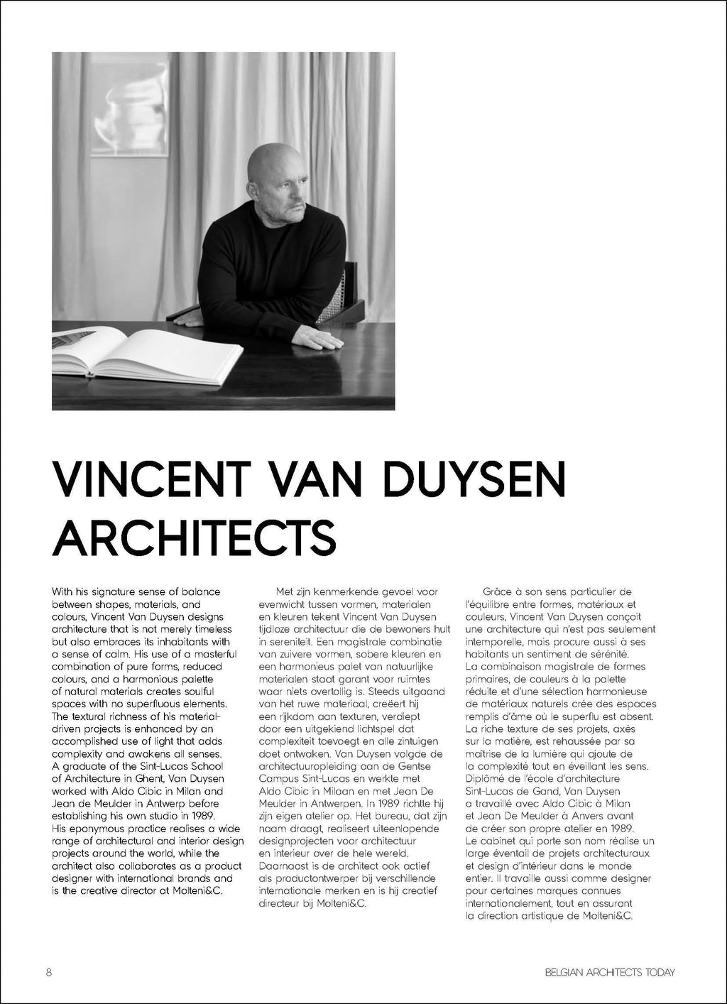 Belgian Architects Today (Dutch Edition)