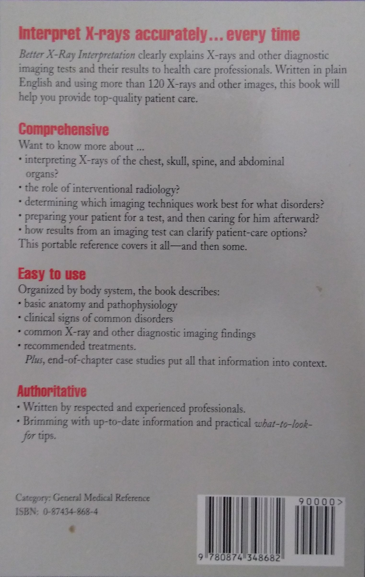 Better X-Ray Interpretation